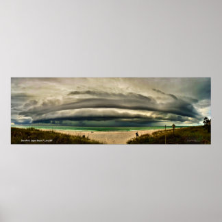 Poster Storm front, Laguna Beach, FL juillet 2019