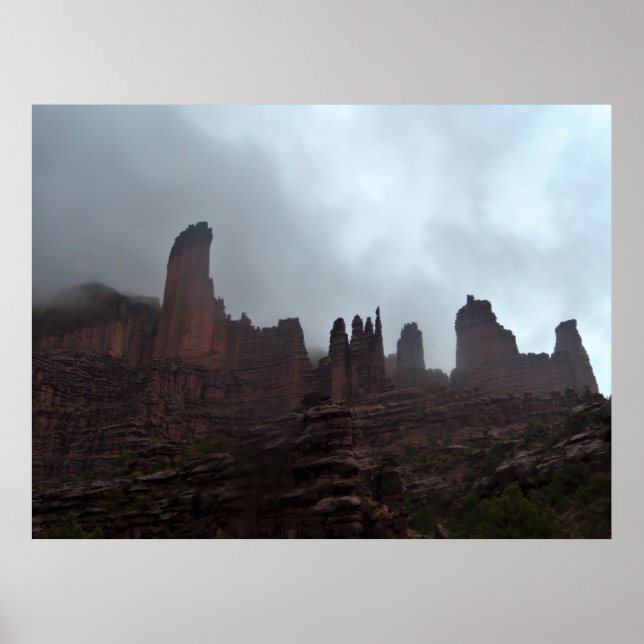 Poster Storm over the Towers (Devant)