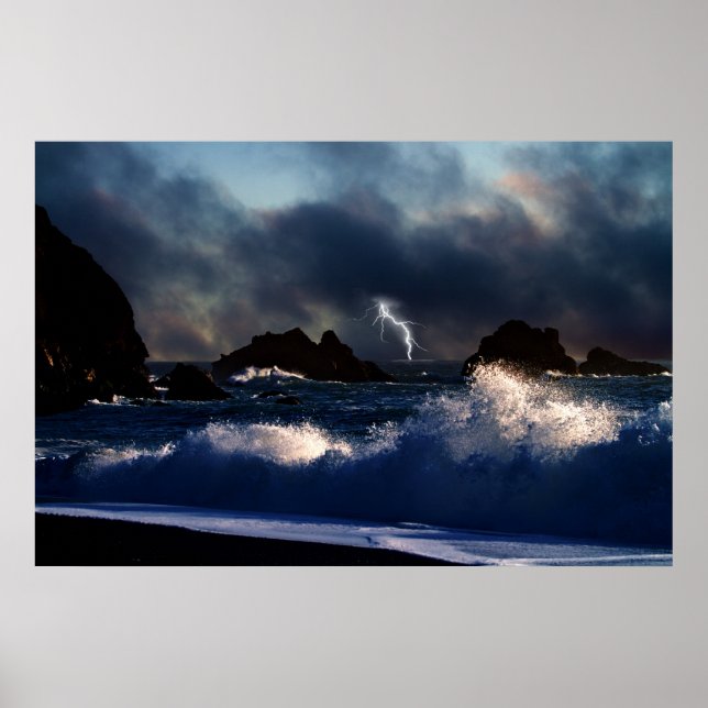 Poster Stormy Seas (Devant)