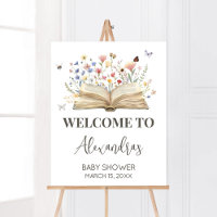 Storybook Nouveau chapitre commence Baby shower Bi