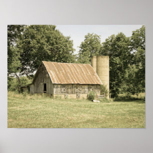 Poster Strafford Mo Barn Antique