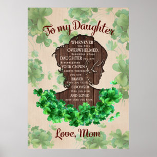 Poster Straighyour Crown - Meilleur Cadeau Pour Fille Gal