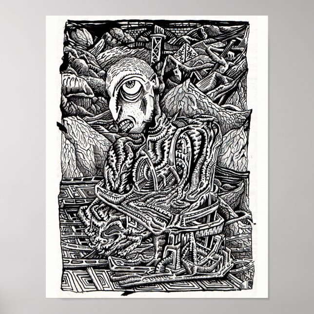 Poster Stranded, par Brian Benson (Devant)