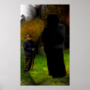 Poster strange encounter  in woods