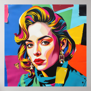 Poster "Strasha" - Gloss Pop Collage Dream