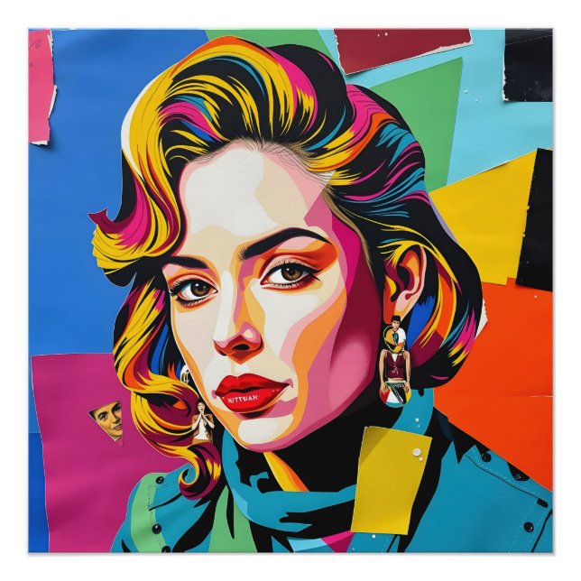Poster "Strasha" - Gloss Pop Collage Dream (Devant)