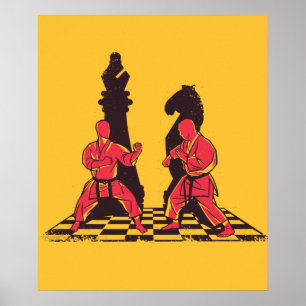 Poster Stratège des artistes martiaux