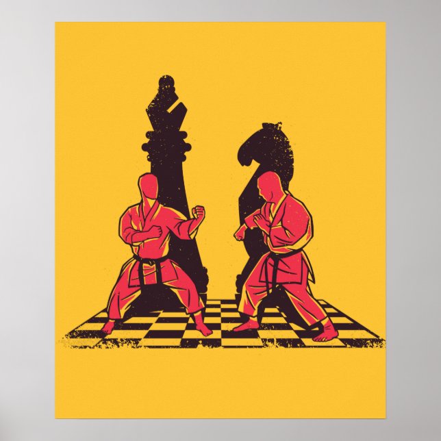 Poster Stratégiste des artistes martiaux (Devant)