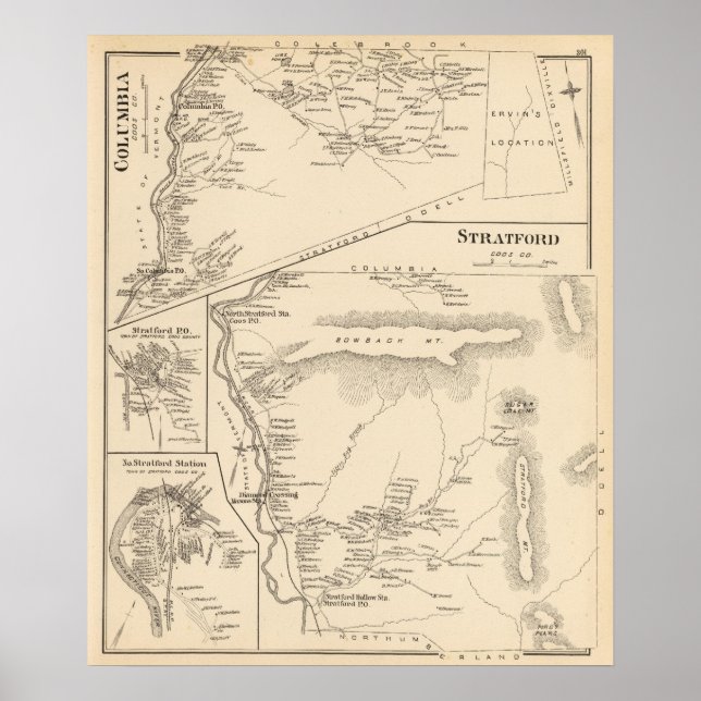 Poster Stratford, Coos Co (Devant)