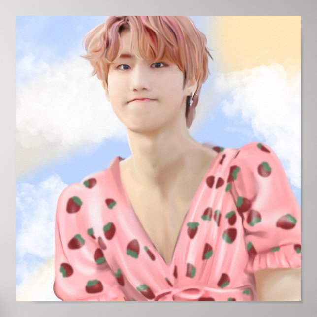 poster Strawberry han jisung (Devant)