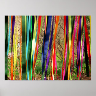 Poster Streamers à ruban