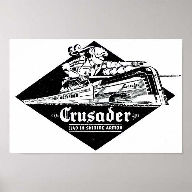Poster Streamliner du Croiseur du chemin de fer de lectur (Devant)