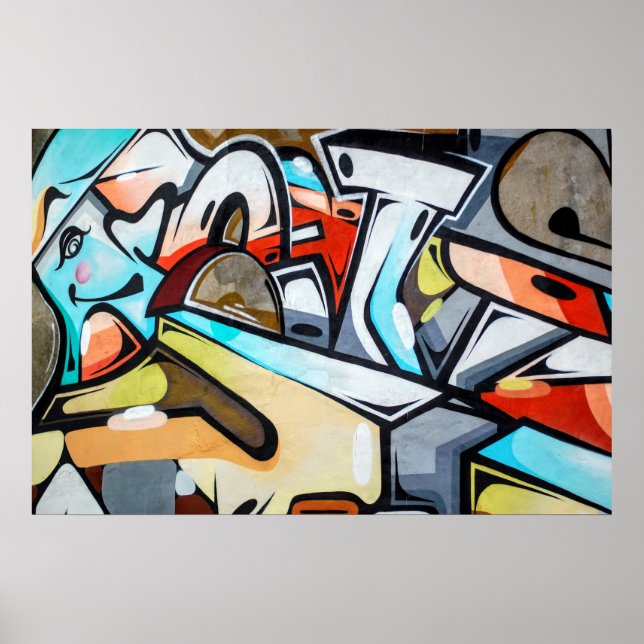 Poster Street Art / Graffiti photo (Devant)