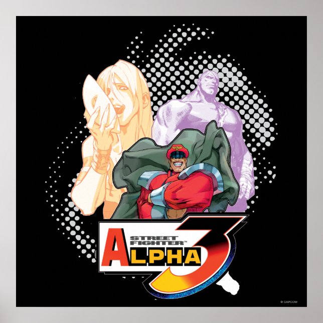 Poster Street Fighter Alpha 3 Shadowloo (Devant)