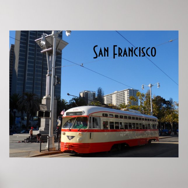 Poster Streetcar - San Francisco (Devant)