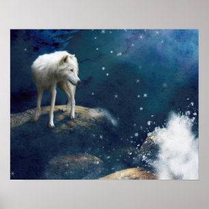 POSTER STRIDER LOUP ARCTIC