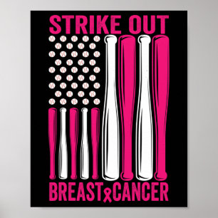 Poster Striout Breast Cancer Sensibilisation Softball Us 