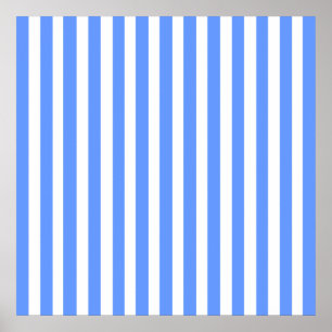Poster Stripes bleues