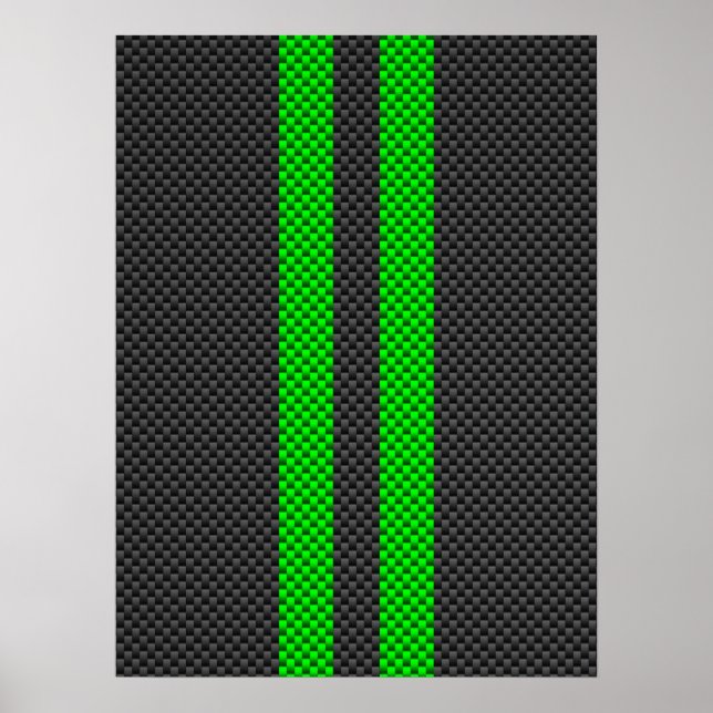 Poster Stripes de Green Carbon (Devant)