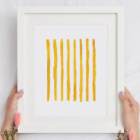 Stripes jaunes minimalistes | Lignes Abstraites mo