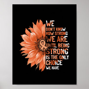 Poster Strong Is The Only Choice