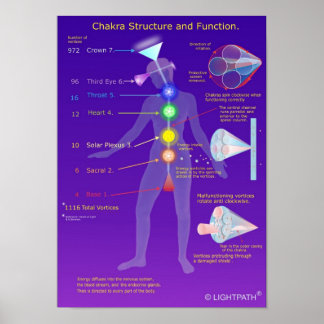 Poster Structure et fonction de Chakra