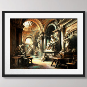 Poster Studio Art antique Sculpture grecque romaine