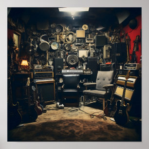 Poster Studio Grungy Rock