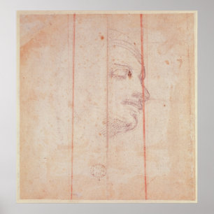 Poster Study for the Head of the Libyan Sibyl