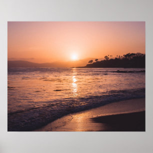 Poster Stunning Beach Sunset
