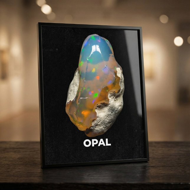 Poster Stunning Natural Opal Gemstone (Créateur téléchargé)