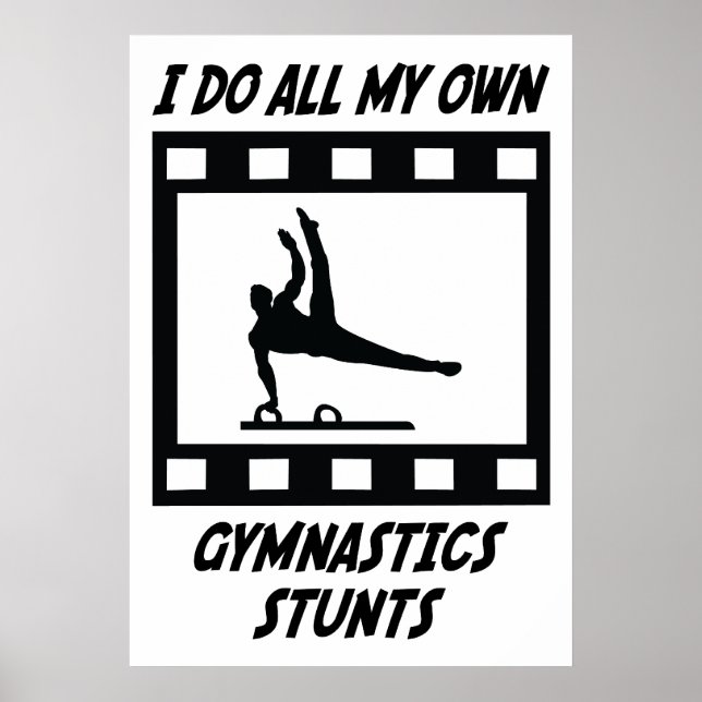Poster Stunts de gymnastique (Devant)