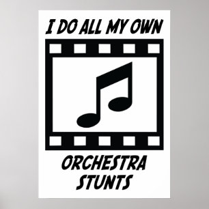 Poster Stunts de l'orchestre