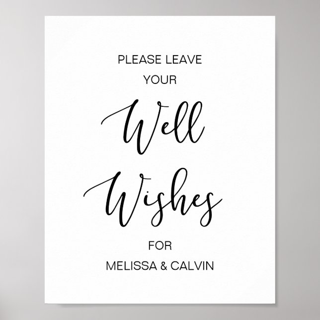 Poster Style Black moderne, Bien Mariage (Devant)