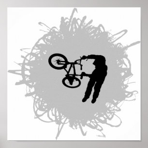 Poster Style BMX Scribble