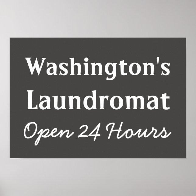 Poster Style Chalkboard Lave personnalisée Art mur Imprim (Devant)