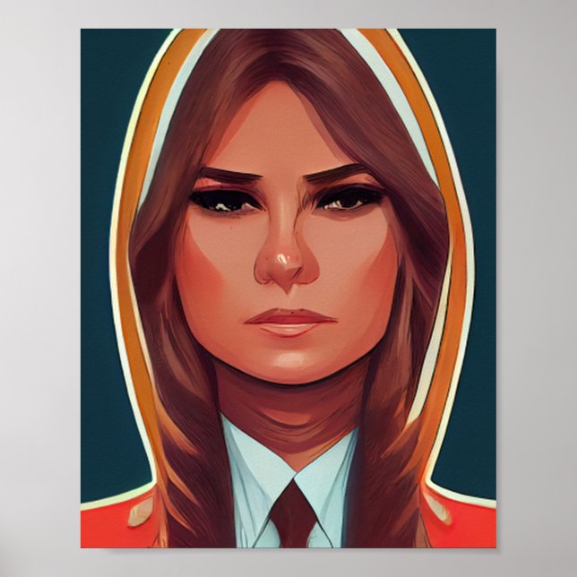 Poster Style de BD Melania Trump (Devant)