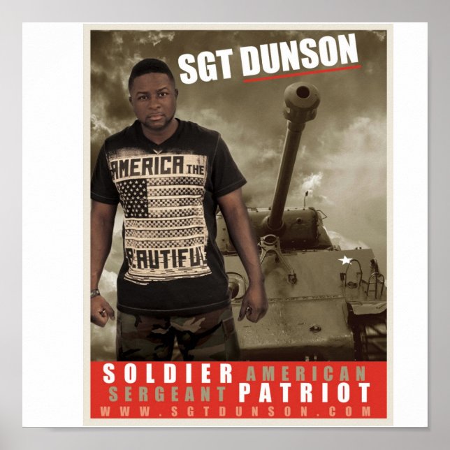 POSTER STYLE Grunt SGT DUNSON (Devant)