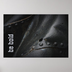 Poster Style loft minimaliste métal noir