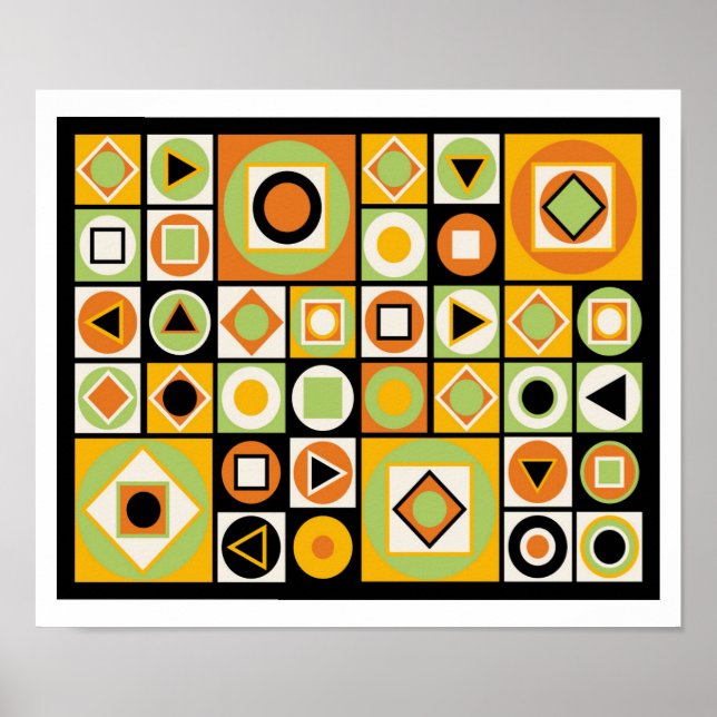 Poster Style Moderne Du Milieu Du Siècle 10 (Devant)