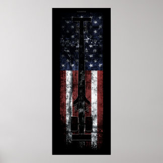 POSTER STYLE NITRO CARBURANT AMÉRICAIN