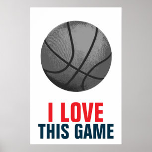 Poster Style Rétro Pop Art Basketball Motivation