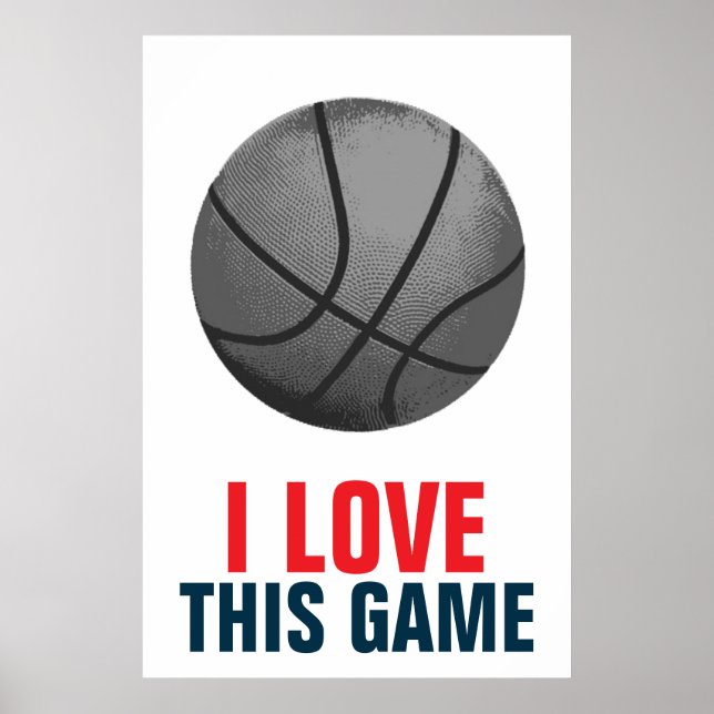 Poster Style Rétro Pop Art Basketball Motivation (Devant)