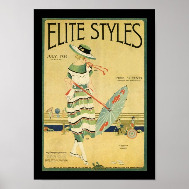 Poster Styles d'élite 1920 (Devant)
