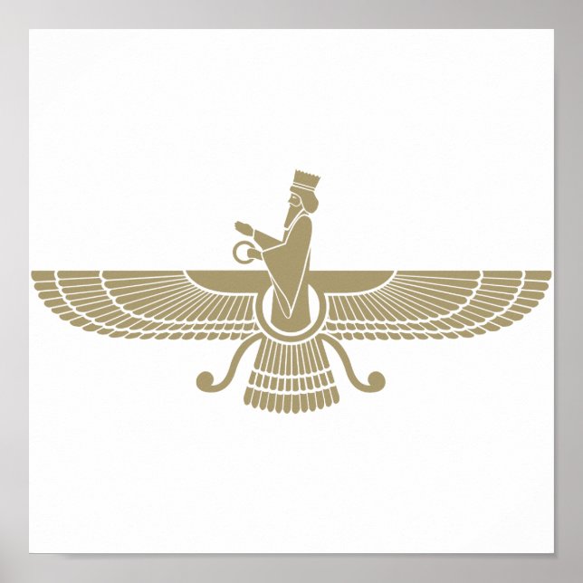 Poster Stylisé Faravahar (Devant)
