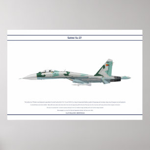 Poster Su-27 Érythrée 1