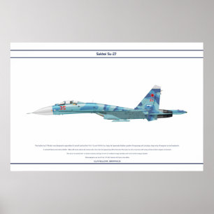 Poster Su-27 Russie 3