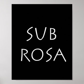 Poster Sub Rosa