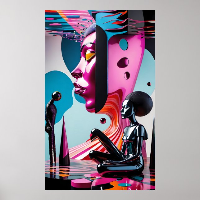 Poster Submergé dans le Nouveau Monde (Devant)