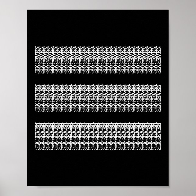 Poster Subtil 67 Six Sept Brainrot Message Caché Gen Al (Devant)